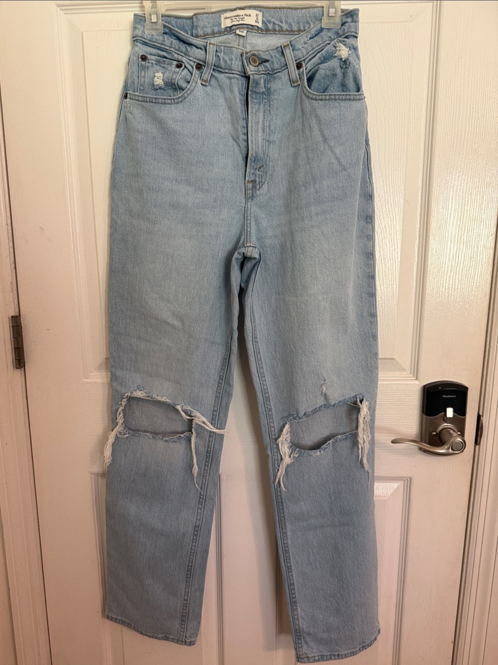 Abercrombie & Fitch The 90’s Straight Ultra High Rise size 4 regular
